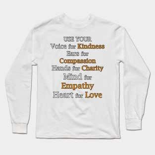 Anti-Bullying Movement Kindness Inspirational Quote Unite Day Gift Anti Bullying Gifts Long Sleeve T-Shirt